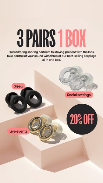 Loop Earplugs Use-case callout ad example