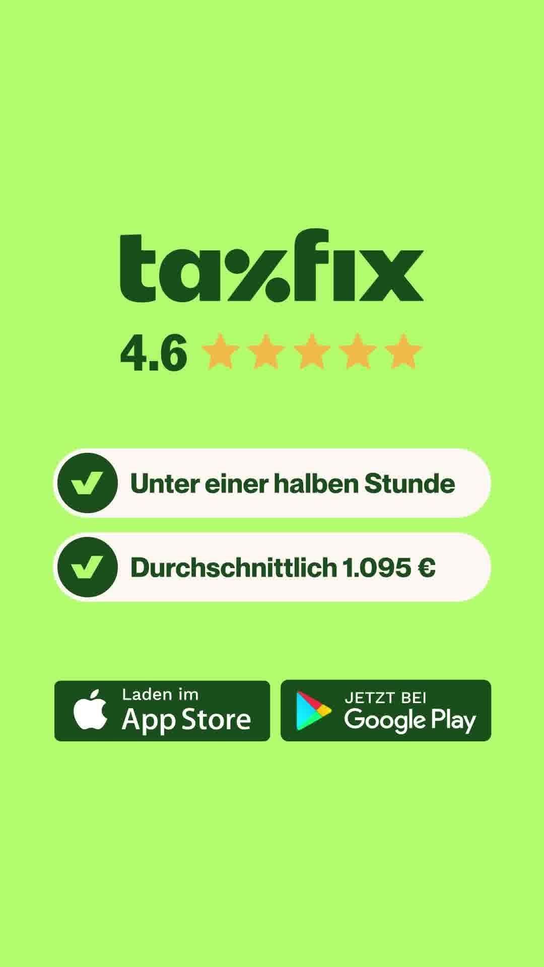 taxfix Software & Apps ad example
