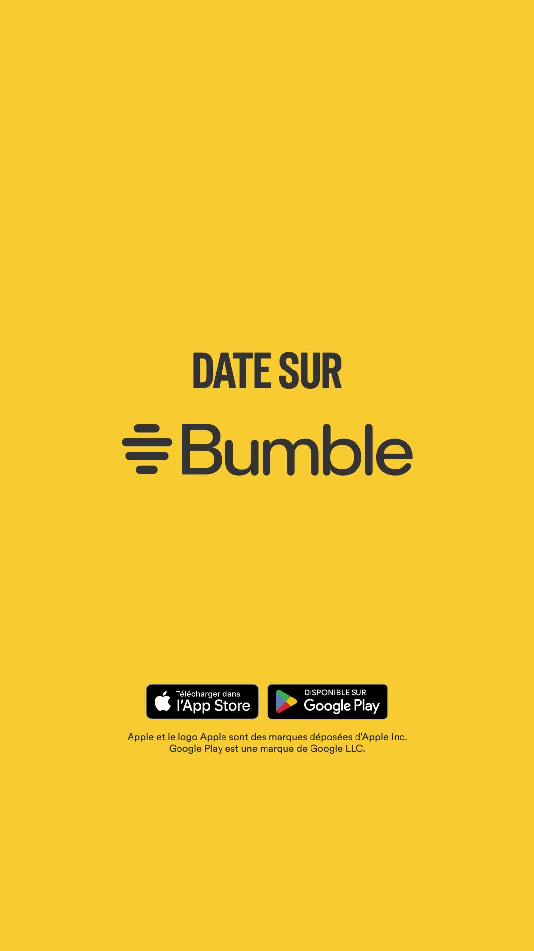 Bumble Dating ad example