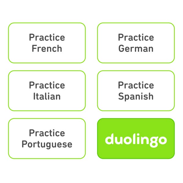 Duolingo Software & Apps ad example