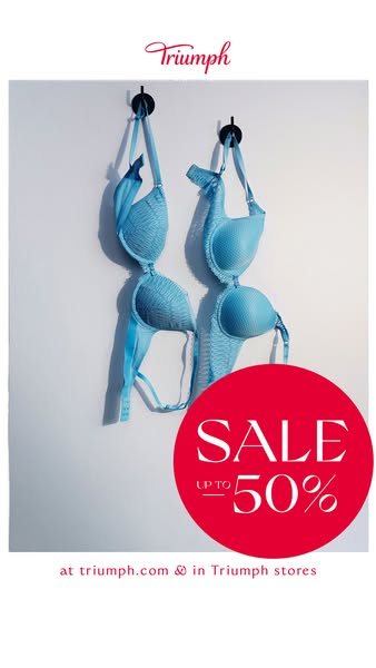Triumph Fashion & Apparel ad example