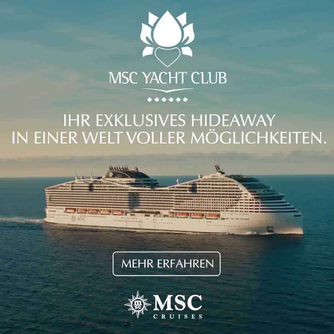 MSC Cruises Travel & Hospitality ad example