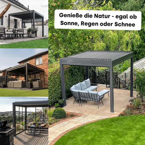 Pergolux Garden ad example