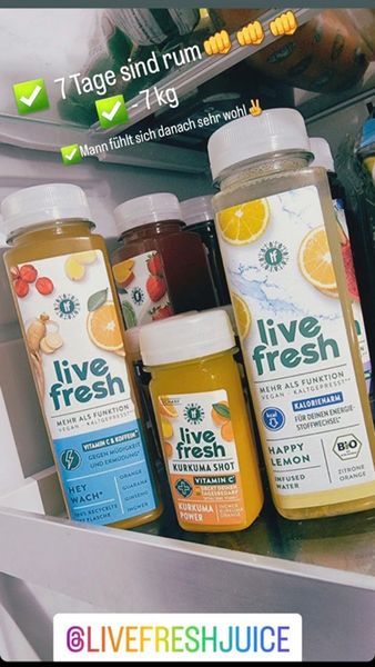 LiveFresh Food & Beverages ad example